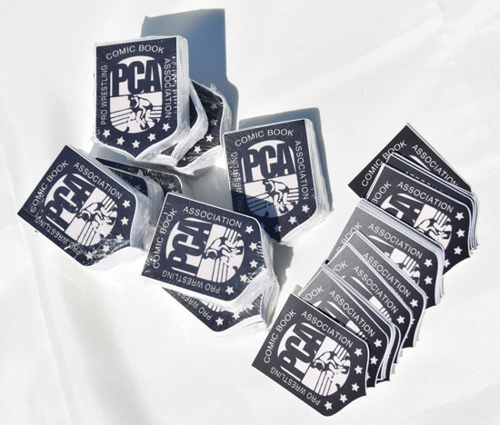 Pro Wrestling Comic Book Association Decals